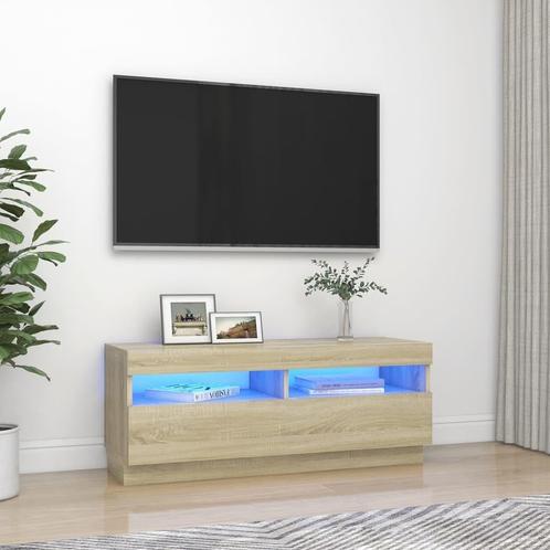Tv-meubel 100cm LED Sonoma Eiken - Tweedekansje! OP=OP, Huis en Inrichting, Kasten | Televisiemeubels, 25 tot 50 cm, Nieuw, Minder dan 100 cm