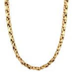 Gouden collier fantasie 45 cm 14 krt, Sieraden, Tassen en Uiterlijk, Kettingen, Ophalen of Verzenden, Nieuw