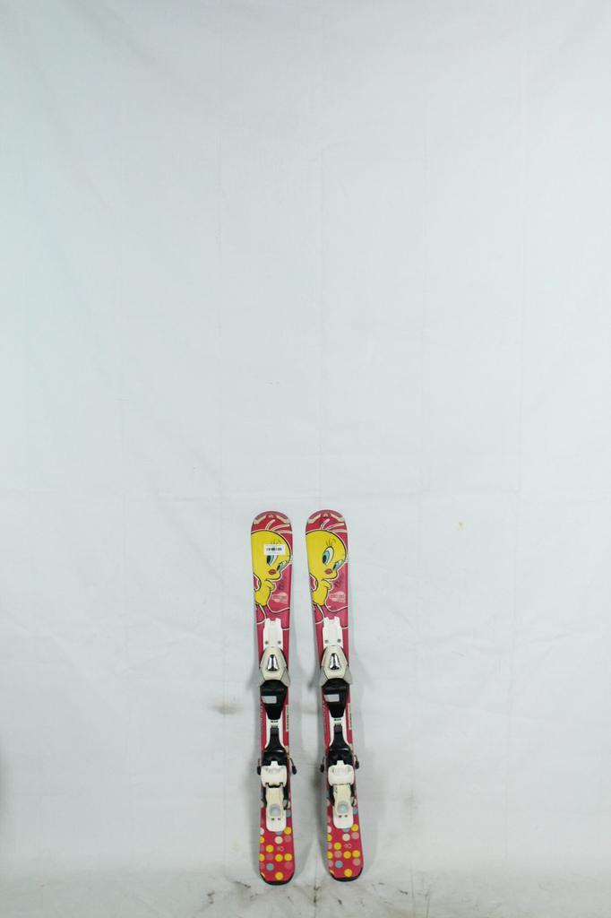 Refurbished - Ski - Tecnopro Looney tunes pink - 90, Sport en Fitness, Skiën en Langlaufen, Skiën, Minder dan 100 cm, Gebruikt