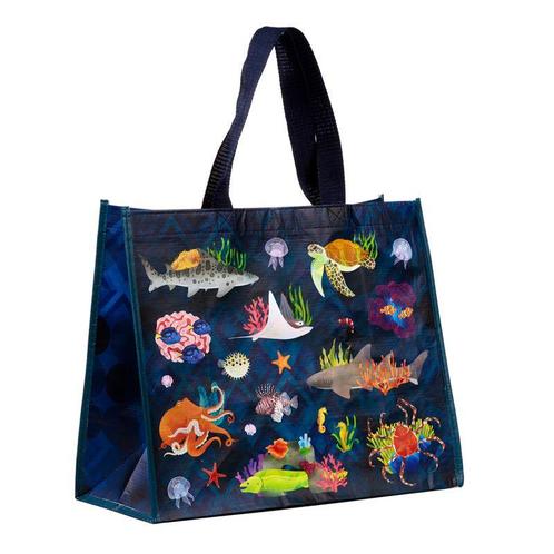 Tas Shopper - Marine Kingdom - Onderwater Zeeleven - RPET Du, Sieraden, Tassen en Uiterlijk, Tassen | Schoudertassen, Nieuw, Ophalen of Verzenden