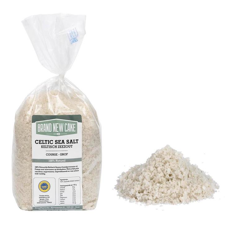 BrandNewCake Keltisch Zeezout Grof 1kg, Hobby en Vrije tijd, Taarten en Cupcakes maken, Nieuw, Verzenden