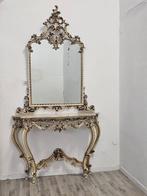 Wandspiegel - Hout, Spiegel - Marmer - Stijl Lodewijk XV