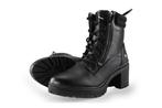 Mustang Veterboots in maat 40 Zwart | 10% extra korting, Kleding | Dames, Schoenen, Verzenden, Zwart, Overige typen, Zo goed als nieuw