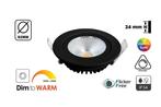 Led Spot Zwart Dim To Warm | 5 Watt | Scherp in prijs, Led, Metaal of Aluminium, Spot inbouw, led spot dimbaar, dim to warm spot, inbouw led