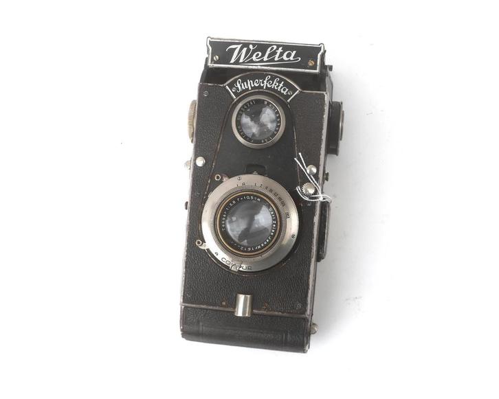 Een Welta Superfekta camera, Duitsland, ca. 1935, Audio, Tv en Foto, Fotocamera's Analoog, Gebruikt