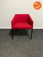 Fauteuil ontvangststoel - Arper Saari - rood, Vergader- of Presentatieruimte, Ophalen of Verzenden, Gebruikt, Stoel