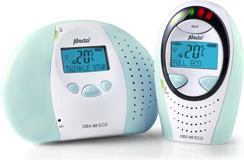 Alecto DBX-88MT - DECT Babyfoon met Display - Mintgroen, Kinderen en Baby's, Autostoeltjes, Nieuw, Verzenden