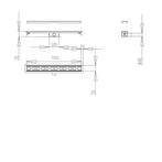 Douchegoot Best Design Nice Met Flens 70cm RVS, Ophalen of Verzenden, Nieuw