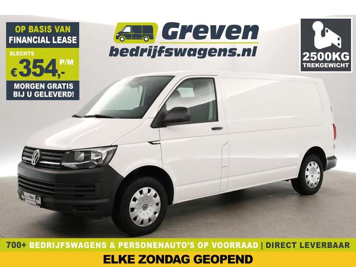 Volkswagen Transporter 2.0 TDI 150PK L2H1 | Aut. | Airco |, Auto's, Bestelauto's, Te koop, Automaat, Financial lease, Diesel, Wit