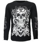 Slayer Pile Of Skulls Longsleeve T-Shirt - Officiële, Kleding | Heren, T-shirts, Verzenden, Nieuw
