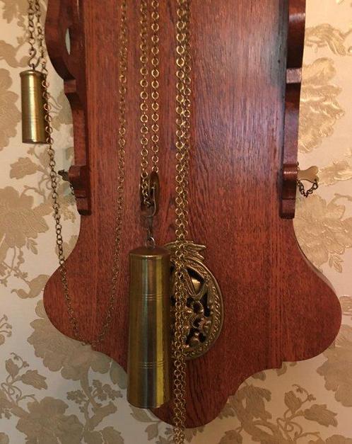 Friese staartklok - Antiek - Eik - 1950-1960, Antiek en Kunst, Antiek | Klokken