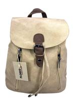 Beige kleurige leren rugzak Flores Lederwaren, Sieraden, Tassen en Uiterlijk, Tassen | Schoudertassen, Verzenden, Nieuw