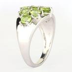 Zonder Minimumprijs - Ring Zilver - 2.16ct. tw. Olivijn, Sieraden, Tassen en Uiterlijk, Ringen, Nieuw