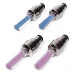 Benson Fietslicht set voor ventiel - blauw/roze - 2-delig..., Fietsen en Brommers, Ophalen of Verzenden, Nieuw