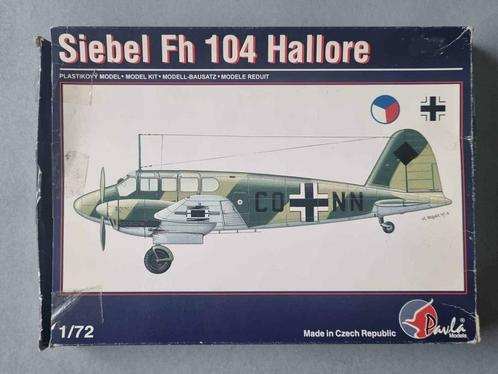 Pavla Models 72021 Siebel Fh 104 Hallore 1:72, Hobby en Vrije tijd, Modelbouw | Vliegtuigen en Helikopters, 1:72 tot 1:144, Verzenden