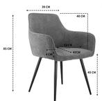 Set Van 2 Moderne Koordstoelen – Comfortabel En Duurzaam, Huis en Inrichting, Stoelen, Verzenden, Nieuw