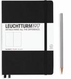 Leuchtturm1917 Notitieboek Zwart - Medium - Blanco, Verzenden, Nieuw