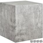 Salontafel Lasley, draagkracht 45 kg - Betonlook, 45 x 45 x, Huis en Inrichting, Tafels | Salontafels, Verzenden, Nieuw