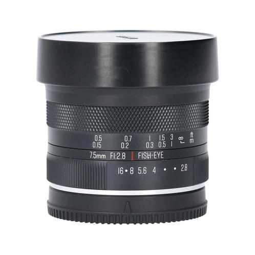 Meike 7.5mm f/2.8 Canon EF-M-mount met garantie, Audio, Tv en Foto, Fotografie | Lenzen en Objectieven, Verzenden