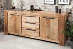 Massief dressoir IRON CRAFT 174cm mangohout handgemaakt -, Ophalen of Verzenden, Nieuw