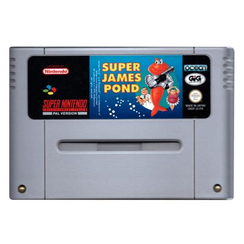 SNES Super James Pond (Losse Cassette), Spelcomputers en Games, Games | Nintendo Super NES, Zo goed als nieuw, Verzenden