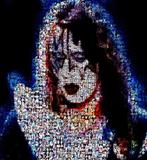 David Law - Crypto Ace Frehley II (Kiss) - Format XL 50x75, Antiek en Kunst