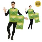 Tetris kostuum groen, Hobby en Vrije tijd, Nieuw, Feestartikel, Verzenden