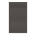 vidaXL Plissé rolgordijn 115x200cm stofbreedte 114,4cm, Verzenden, Nieuw, Zwart