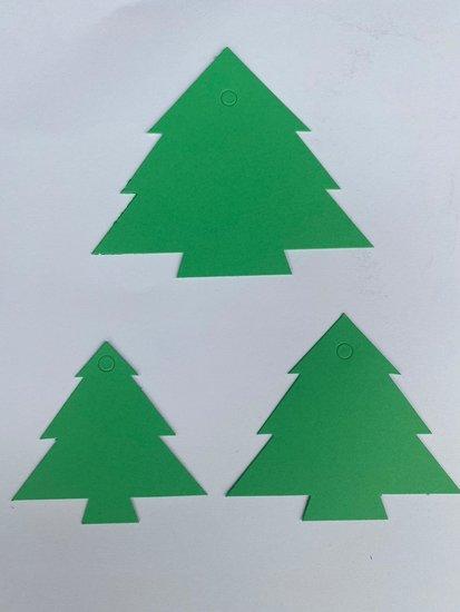 Kerst Cadeau labels Groen 90 stuks, Hobby en Vrije tijd, Kaarten | Zelf maken, Verzenden