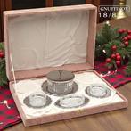 Gnuttinox 18/8 - Tafelservies - Formaggiera, Saliere en, Antiek en Kunst