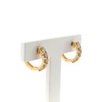 Gouden oorstekers met diamant | 1,00 ct. (dames sieraad), Gebruikt, Overige kleuren, Ophalen of Verzenden, Met edelsteen