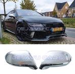 Mat Chrome Spiegelkappen voor Audi A7 4G / S7 / RS7 / S line, Auto-onderdelen, Ophalen of Verzenden, Nieuw, Links, Audi