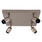 Aluminium plafondfitting zilver, Rika, Ophalen of Verzenden, Nieuw, Metaal, Basis