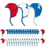 Voordeelbundel Turbo minipolo waterpolo cap set (size XS/S), Verzenden, Nieuw