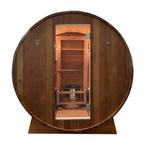 Houten Buitensauna Tromsö Thermowood 4-6 persoons 180cm, Nieuw, Complete sauna, Infrarood, Verzenden