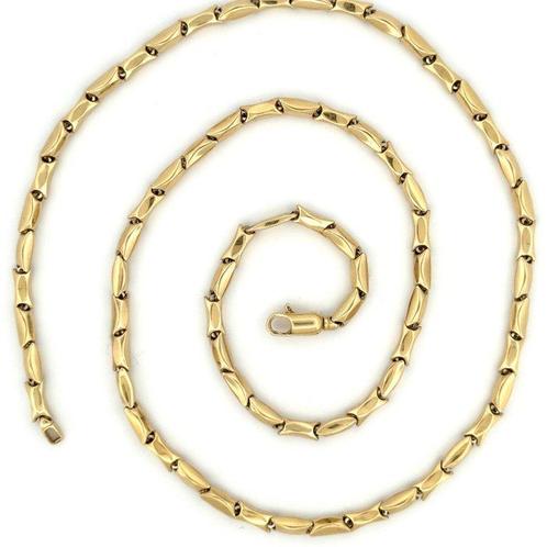 Handmade - Halsketting - 16.2 g - 18 karaat Geel goud, Sieraden, Tassen en Uiterlijk, Kettingen