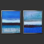 Noelia Correa Art - 2 Paintings Lunoria, Antiek en Kunst