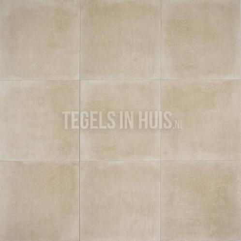 Vloertegel rebel beige 60x60 59,8x59,8 gerectificeerd, Doe-het-zelf en Verbouw, Tegels, Vloertegels, Nieuw, 10 m² of meer, Keramiek