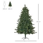 Kunstkerstboom 1,8 M Kerstboom PVC PE Metaal Groen 120 X 180, Caravans en Kamperen, Slaapzakken, Verzenden, Nieuw