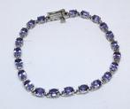 Zonder Minimumprijs - Armband Zilver - 5.50ct. tw. Tanzaniet, Sieraden, Tassen en Uiterlijk, Armbanden, Nieuw