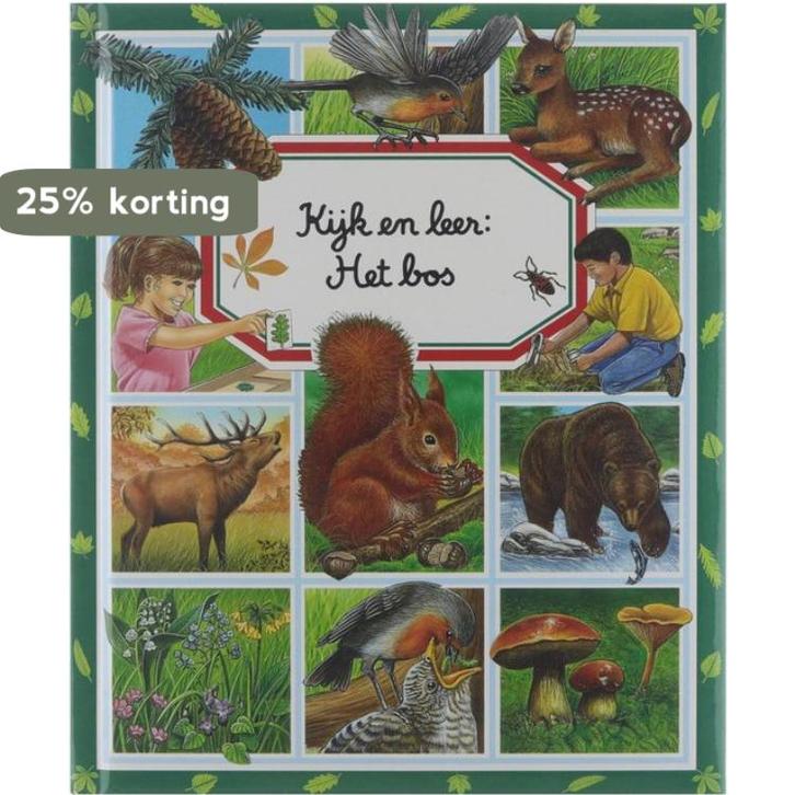 Het bos / Kijk en leer 9782504000823 Marie-Renée Pimont, Boeken, Kinderboeken | Baby's en Peuters, Zo goed als nieuw, Verzenden