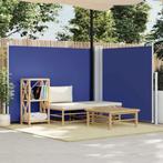 vidaXL Windscherm uittrekbaar 140x1000 cm blauw, Verzenden, Nieuw