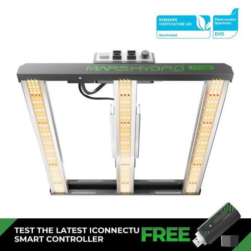 Mars Hydro FC 1500 EVO 2.85µmol/J Dimbaar Full Spectrum, Tuin en Terras, Kweekspullen, Kweeklamp, Nieuw, Ophalen of Verzenden