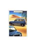 1988 RENAULT 4 BROCHURE FRANS, Boeken, Auto's | Folders en Tijdschriften, Nieuw, Renault, Author