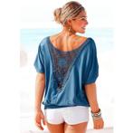 Lascana Strandshirt met gehaakt inzet op de rug,, Verzenden, Nieuw