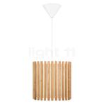 Umage Komorebi Hanglamp, kap naturel eiken/kap wit - 27,5 x, Verzenden, Nieuw