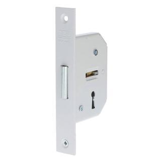 Deurbeslag | Schuifdeurslot | Nemef | 92 mm (Wit), Doe-het-zelf en Verbouw, Hang- en Sluitwerk, Nieuw, Verzenden