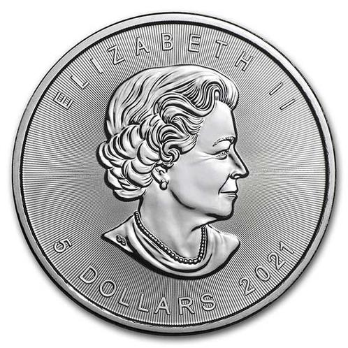 Canadian Maple Leaf 1 oz 2021, Postzegels en Munten, Munten | Amerika, Noord-Amerika, Losse munt, Zilver, Verzenden
