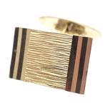 Gouden manchetknopen, Sieraden, Tassen en Uiterlijk, Manchetknopen, Ophalen of Verzenden, Gebruikt, Goud