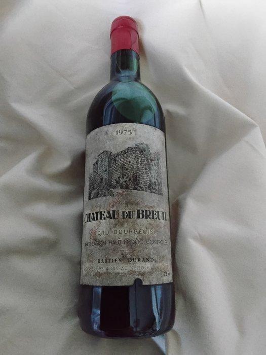 1975 Chateau du Breuil - Haut-Médoc Cru Bourgeois - 3, Verzamelen, Wijnen